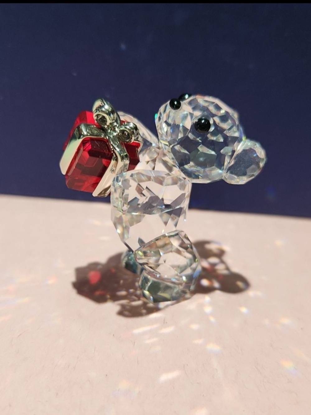 Swarovski Kris Bear "A Gift for You" crystal figurine nwb